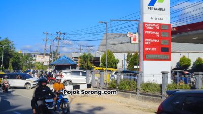 Sidak SPBU, Pertamina Pastikan Tidak Ada Kelangkaan BBM di Kota Sorong
