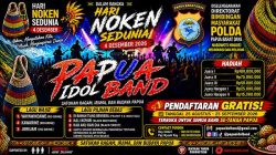 Sambut Hari Noken Sedunia, Ditbinmas Polda PBD Gelar Papua Idol Band 2026